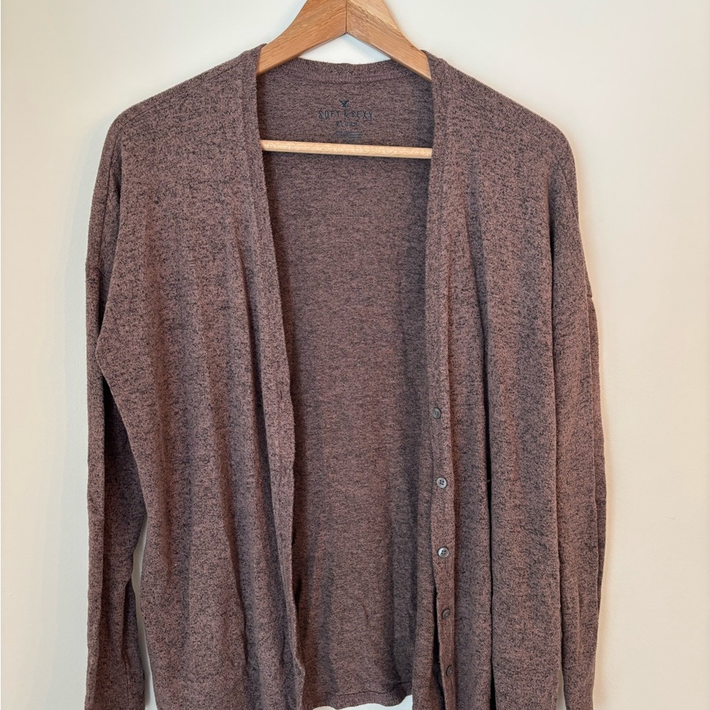American Eagle Outfitters Brown Cardigan